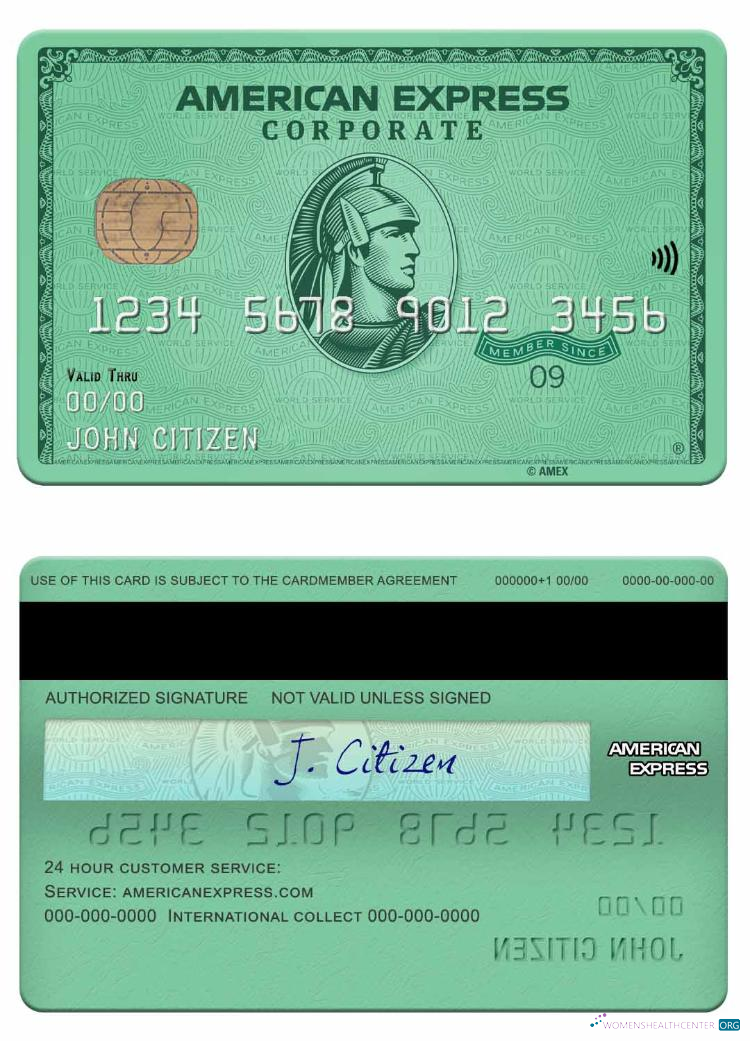 Download USA Nebraska Five Points Bank amex green card Photoshop template